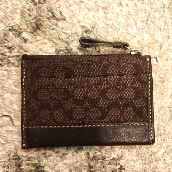 Coach Zip Card/Coin Case - Picture 3 of 3